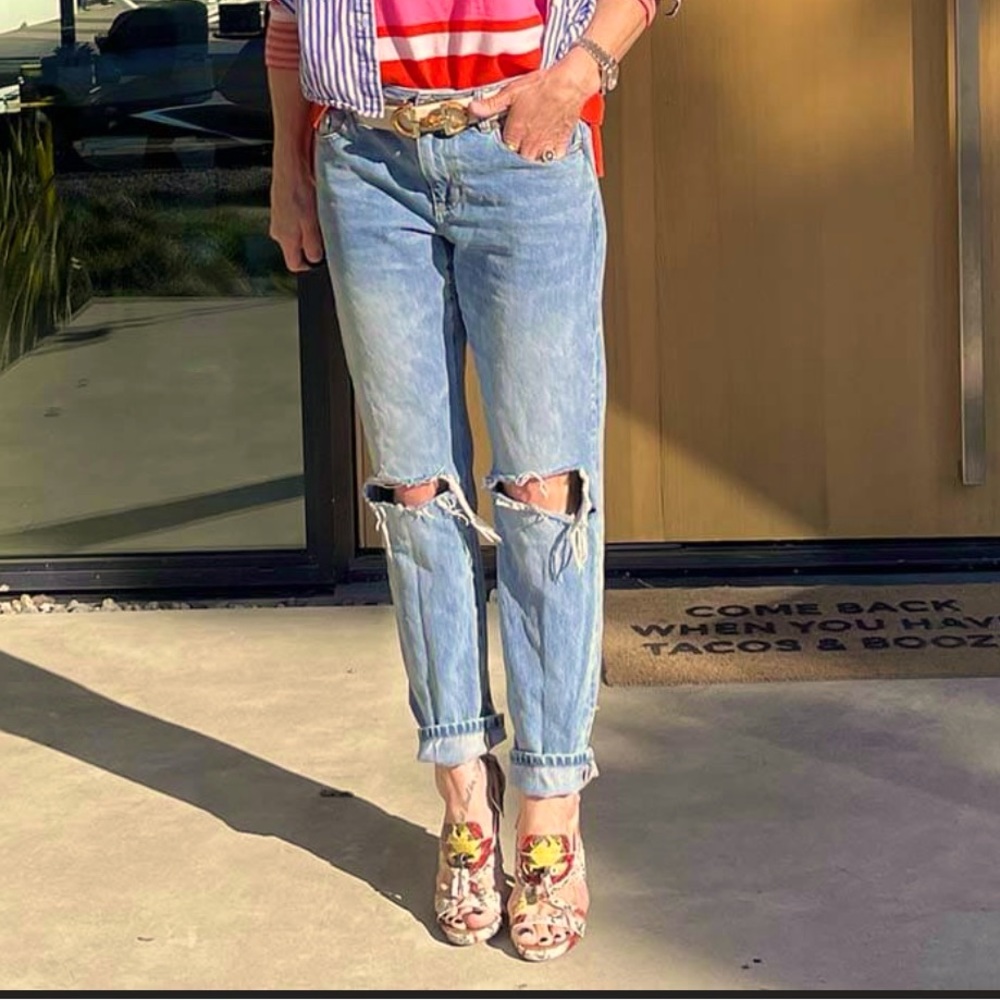 Cabi 100% boyfriend Jean